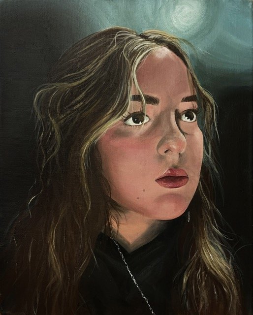  Voria, Self-portrait, Painting, Honorable Mention
